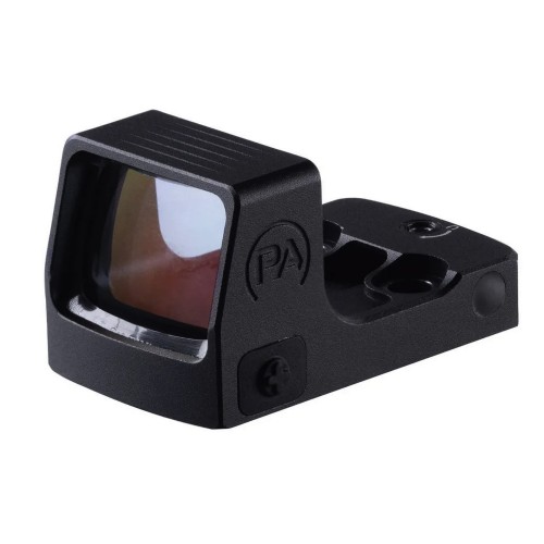 Kolimator Primary Arms Classic 21 mm Micro Reflex z Autolive 3 MOA Green Dot - widok z lewej, od przodu