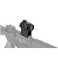 Kolimator Primary Arms SLx Advanced Rotary Knob Microdot Red Dot - zamontowany na karabinie