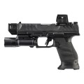 Kolimator Vortex Defender-ST Solar 3 MOA zamontowany na pistolecie