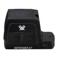 Kolimator Vortex Defender-ST Solar 3 MOA widok z boku na logo i przyciski sterowania