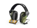 Ochronniki słuchu aktywne RealHunter Active PRO oliwkowe + okulary
