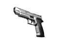 Pistolet Steyr ATc 5" Base 9x19 - widok z prawej strony pod kątem, zbliżenie na chwyt