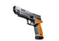 Pistolet sportowy Steyr ATc 5" Rock 9x19 - widok z prawej strony pod kątem, góra przewierconej lufy