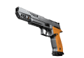 Pistolet sportowy Steyr ATc 6" Rock 9x19 - widok z prawej strony pod kątem, góra przewierconej lufy