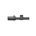 Luneta Meopta MeoPro Optika6 1-6x24 SFP RD w rzucie bocznym na białym tle.