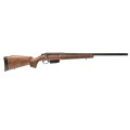 Sztucer Tikka T3x Varmint Hunter - widok z lewej, drewniana kolba orzechowa i lufa varmint