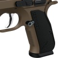 Pistolet CZ Shadow 2 Compact Burnt Bronze z Holosun 508T – widok na celownik