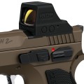 Pistolet CZ Shadow 2 Compact Burnt Bronze z celownikiem Holosun 508T – zestaw