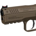 Pistolet CZ Shadow 2 Compact Burnt Bronze z Holosun 508T – ujęcie produktowe