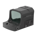 Kolimator Vector Optics Frenzy-S 1x17x20 MRT - widok z prawej strony, napis Vector Optics, przyciski +/- jasności, Multi-Reticle
