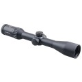 Luneta Vector Optics Continental x6 1.5-9x42 SFP Hunting - widok z ukosa, okular z nastawnią z lewej, obiektyw z prawej, pokrętło regulacji z boku