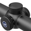 Luneta Vector Optics Grizzly Pro 3-12x56i Fiber - zbliżenie wieżyczek z pokrętłem paralaksy