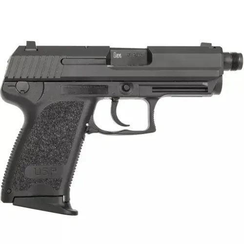 Pistolet Heckler & Koch USP Compact Tactical – widok z lewej strony, gwintowana lufa, ujęcie 1