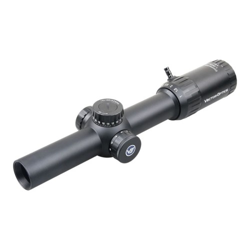Luneta Vector Optics Constantine 1-10x24 Fiber - widok z lewej