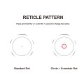 Kolimator Vector Optics Nautilus 1x30 Double Reticle - siatka celownicza
