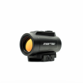 Kolimator ZeroTech TRACE RAS 1x25 2 MOA w ujęciu 3/4 z widoczną soczewką i montażem na białym tle