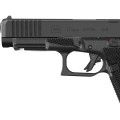 Pistolet Glock 17 Gen. 6 OR – zbliżenie na spust i oznaczenia na zamku