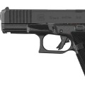 Pistolet Glock 19 Gen. 6 OR – zbliżenie na spust i oznaczenia na zamku