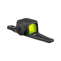 Kolimator do strzelby Vortex Viper Shotgun Enclosed Micro Green Dot 3 MOA, widok ukośny na białym tle