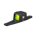 Kolimator do strzelby Vortex Viper Shotgun Enclosed Micro Green Dot Multi-Reticle widok ukośny z przodu