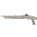 Kolimator do strzelby Vortex Viper Shotgun Enclosed Micro Green Dot Multi-Reticle symulacja widoku na strzelbie