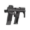 Pistolet Sig Sauer P365 Flux - widok z prawej strony, kolba rozłożona