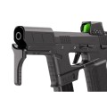 Pistolet Sig Sauer P365 Flux - zbliżenie na lufę, spust i logo Flux