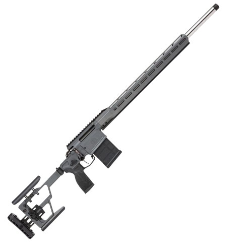Karabin Sig Sauer Cross PRS - widok pod kątem z prawej strony, na rozłożonym dwójnogu