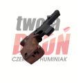 Pistolet Hammerli SP20 LH – widok pod kątem, zbliżenie na anatomiczną rękojeść