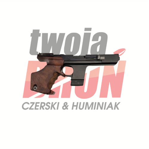 Pistolet Hammerli SP20 LH – widok z lewej strony, ergonomiczna rękojeść lewa
