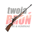 Sztucer Steyr Mannlicher kal. 7×64 - widok całości z lewej, z lunetą, kolba drewniana