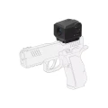 Kolimator/Termowizor Vector Optics Owlset HEIM ES X-Nano Mini - zamontowany na pistolecie