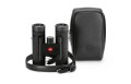 Lornetka Leica Noctivid Compact 8x25 w czarnej skórze widok na lornetkę z etui