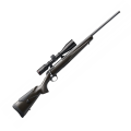 Sztucer Browning X-Bolt Composite SF Brown – widok z boku z lunetą, brązowa kolba kompozytowa
