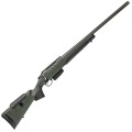Sztucer Tikka T3x Super Varmint - karabin z grubą lufą i zieloną kolbą taktyczną, widok z prawej