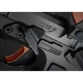 Pistolet CZ TS 3 Orange OR – przybliżenie logo CZ
