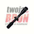 Ekspres górski Szymkowiak, kal. 243 Win.30R Blaser widok na lunetę Swarovski od dołu