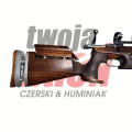 Karabin CZ 527 FS kal. .223 Rem. widok na kolbę i regulowaną stopkę