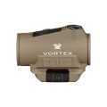 Kolimator Vortex Crossfire II Solar Red Dot Tan widok na prawy bok