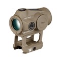 Kolimator Vortex Crossfire II Solar Red Dot Tan widok od tyłu z montażem