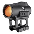 Kolimator Vortex Crossfire II Solar Red Dot widok na lewy bok z montażem