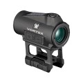 Kolimator Vortex Crossfire II Solar Green Dot widok z montażem od tyłu na lewy bok