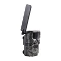 Dwupak kamera fotopułapka HIKMICRO T16 4G LTE - widok z boku, antena i profil kamery