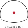 Kolimator Sig Sauer Romeo 3MAX Pro - schemat punktu celowniczego 8 MOA