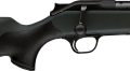 Sztucer Blaser R8 Professional – widok z lewej strony z czarnym łożem syntetycznym