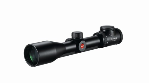 Luneta celownicza Leica Magnus 1,8-12x50i L-4A szyna - widok z przodu pod kątem