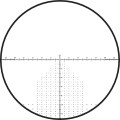 Luneta celownicza Leica PRS 5-30x56i PRB - schemat siatki celowniczej PRB, powiększenie 15x