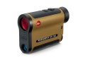 Dalmierz Leica Rangemaster CRF MAX z Applied Ballistic - widok pod kątem, logo Leica i obiektywy