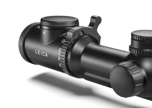 Dźwignia do pokrętła powiększenia Leica Magnus - zbliżenie na pokrętło powiększenia lunety