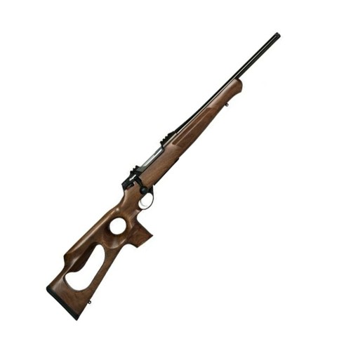 Sztucer Anschütz 1782 Thumbhole - widok z prawej strony, orzechowe łoże z otworem na kciuk